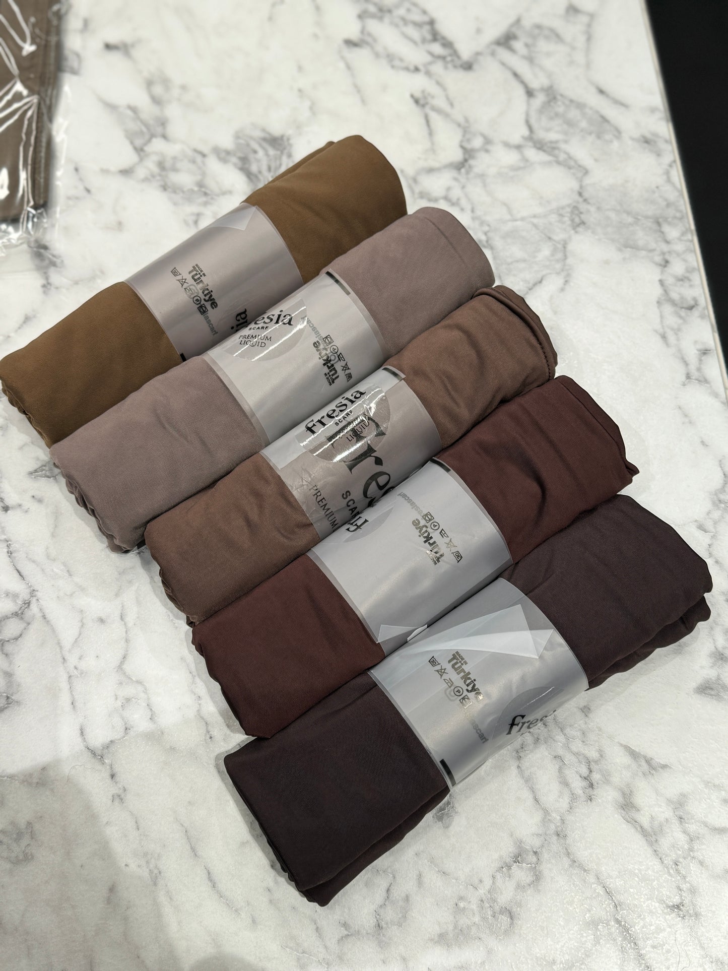 Liquid Jersey Set BESTSELLER Brauntöne