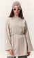 Manuka Oversize Langarm Shirt mit Gürtel