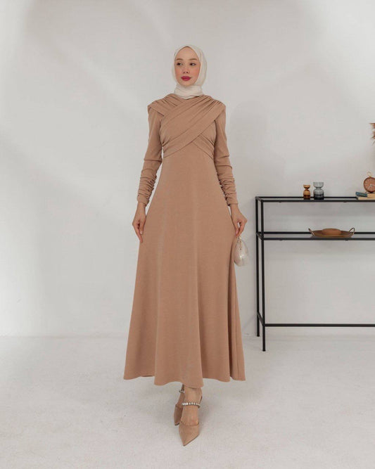 MeriStore Kleid 6559 Camel
