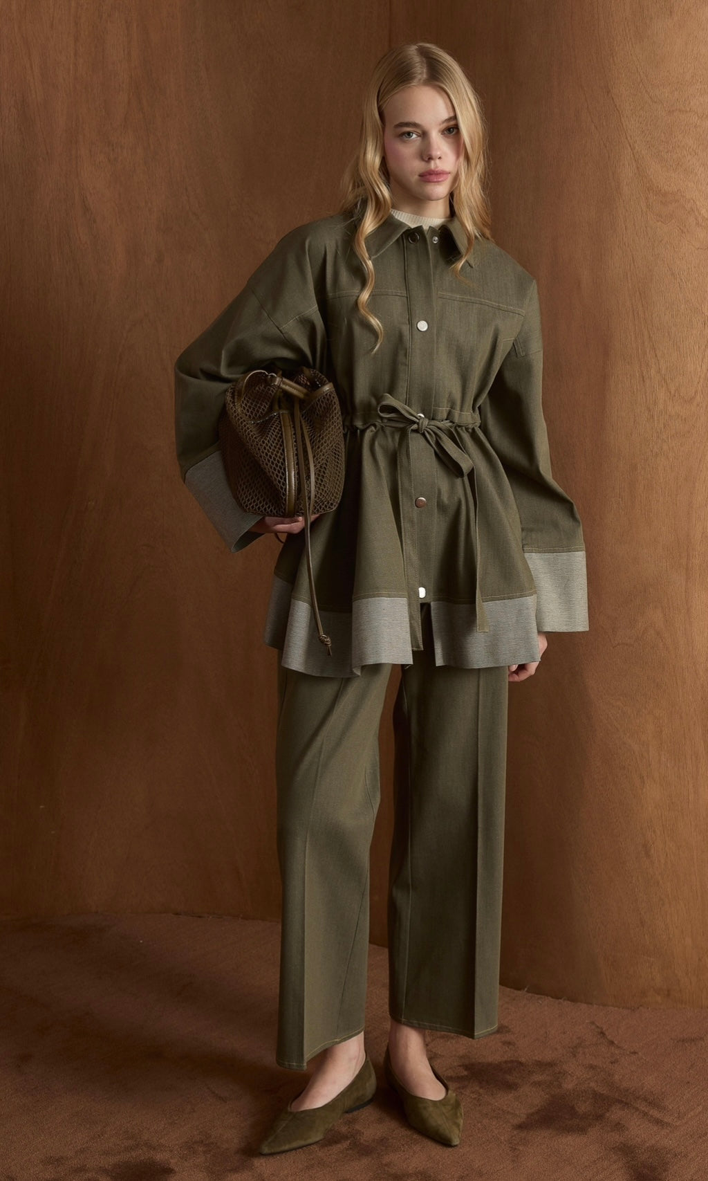 AhelTasarim Samy Set mit Hose Khaki