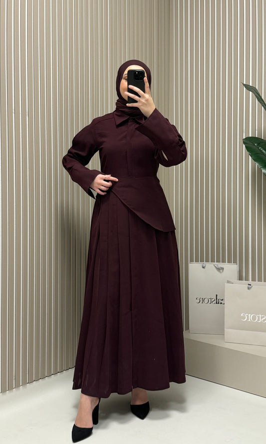 MOILA Seras Kleid Bordeaux