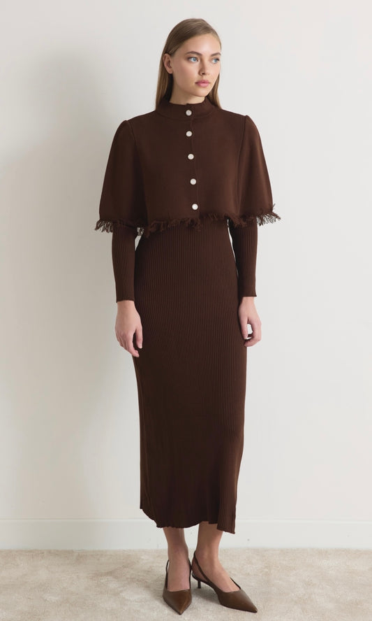 AhelTasarim Samy Kleid Set Braun