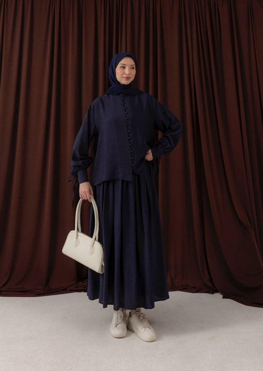 MeriStore 2-teiler mit Rock 6659 Marineblau