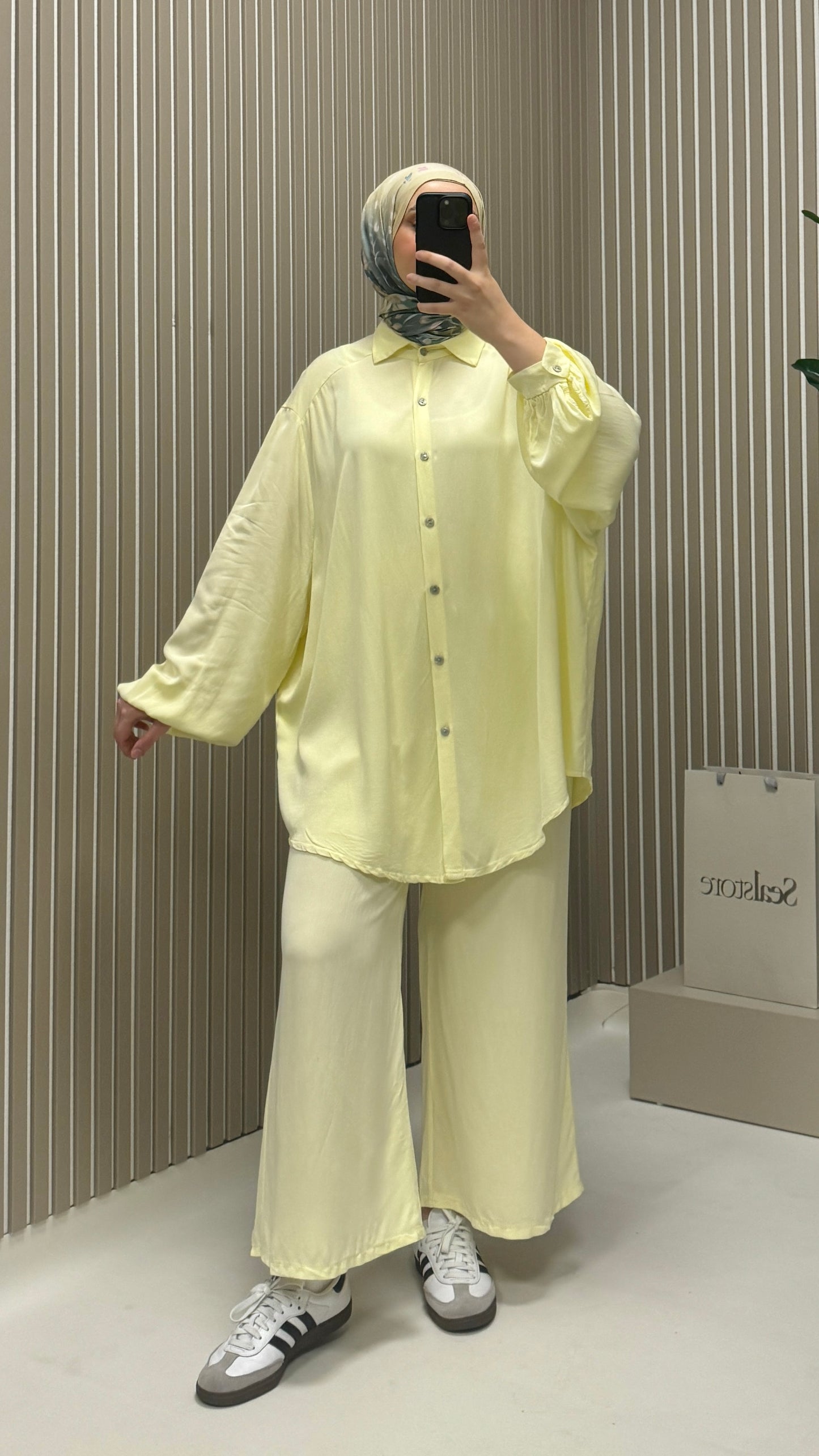 100% Lyocell 2-teiler Set Yellow