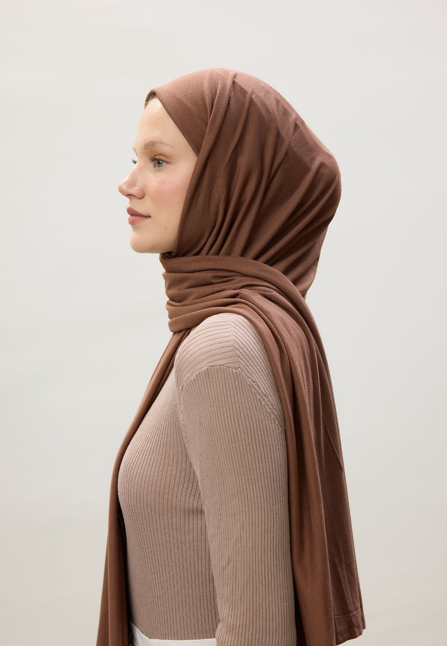 FreshScarfs Jersey Penye Aci Kahve