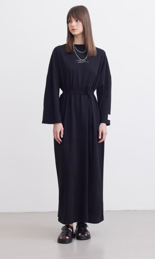 Manuka langes Basic Oversize Kleid