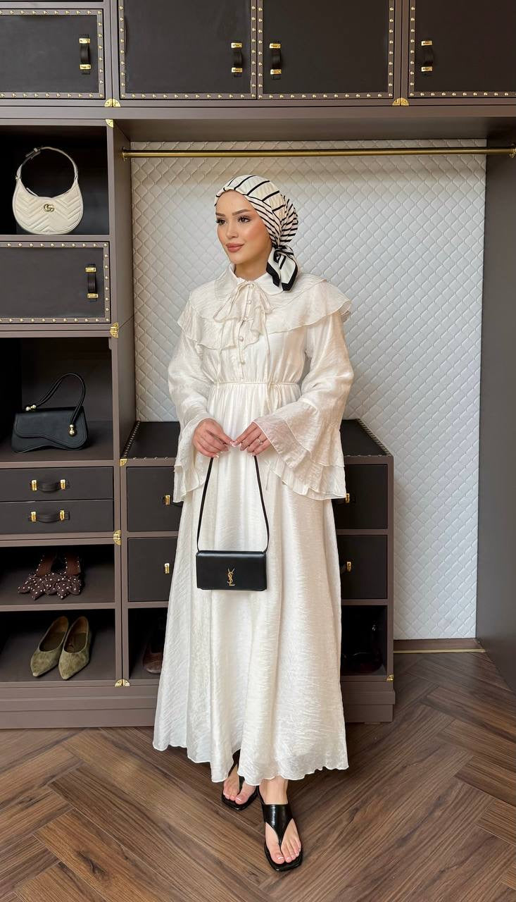 Ahel Amira Kleid 8003 Ekru