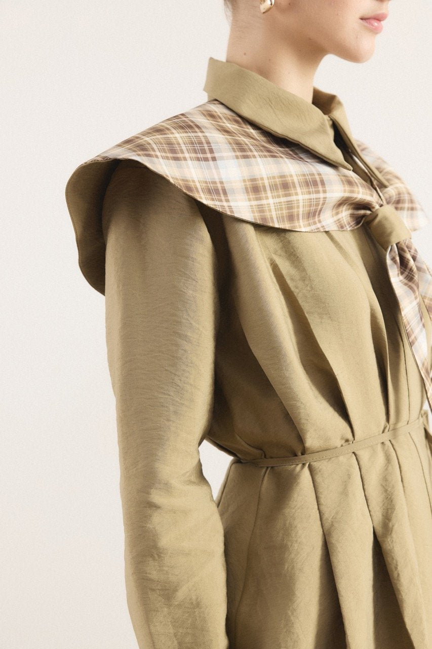 Ahel Ekose 2-teiler mit Hose Khaki 8169