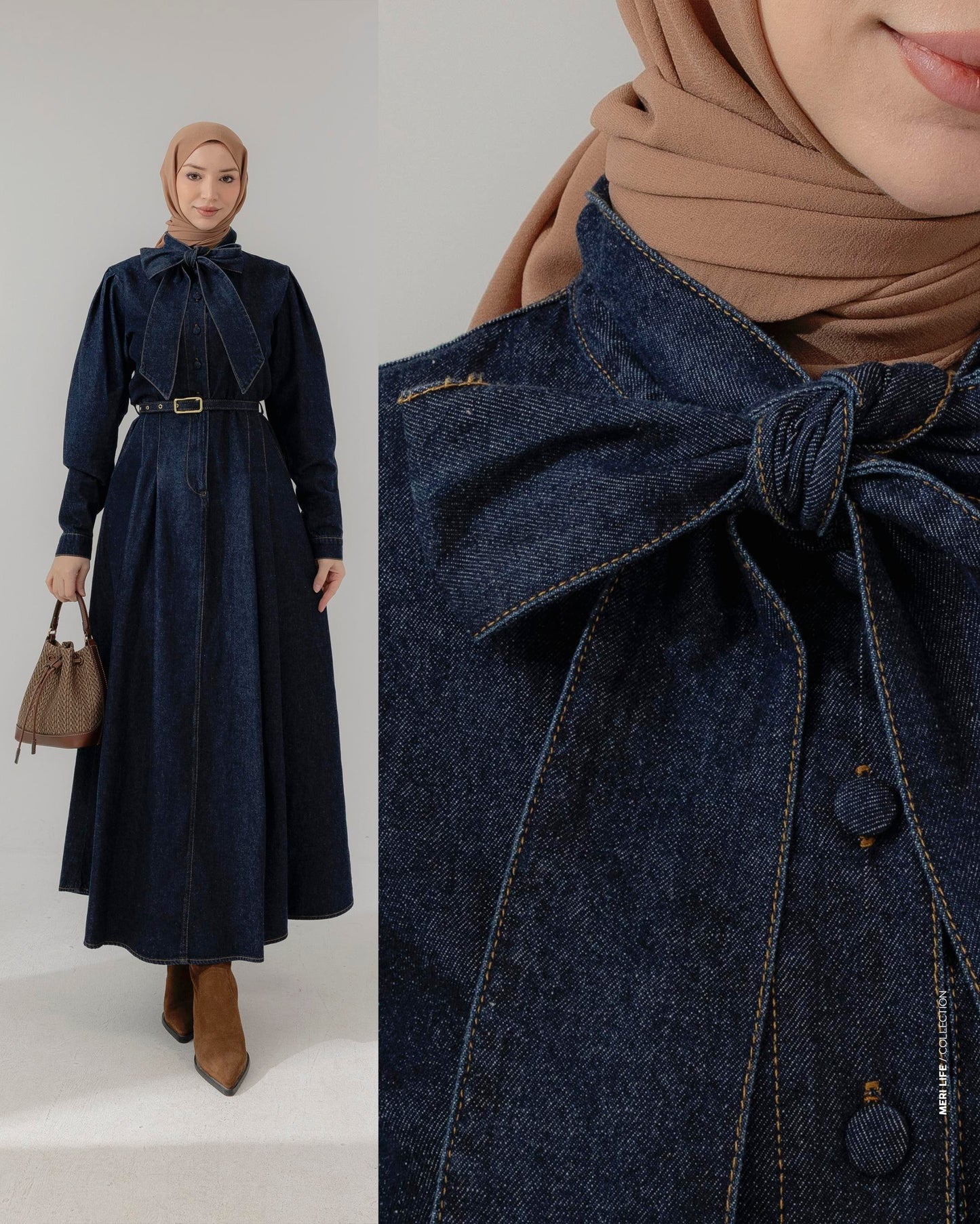 MeriStore Denim Kleid 6600