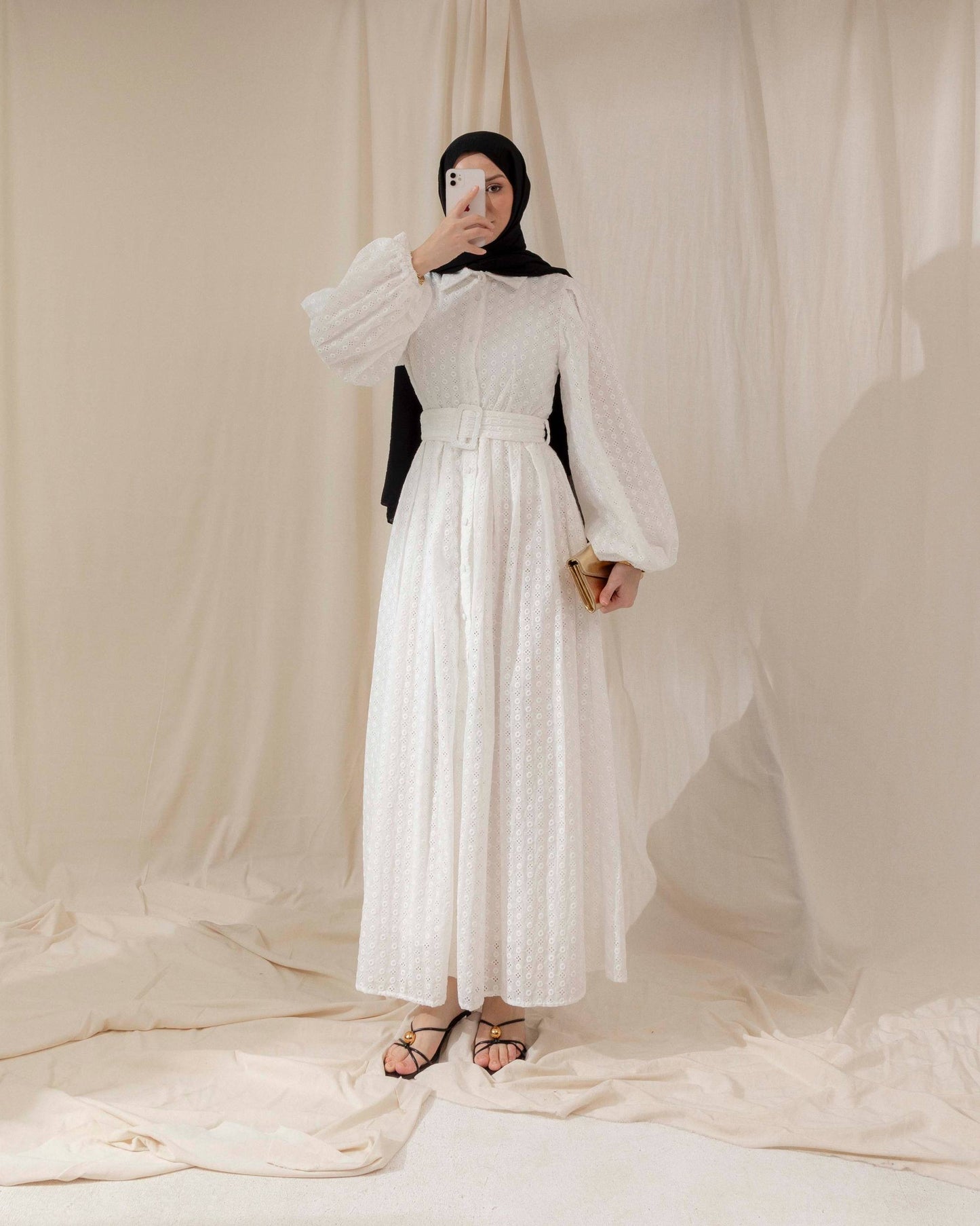 MeriStore Kleid 6629 Weiss