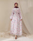 MeriStore Kleid 6607 Flieder mit Gürtel