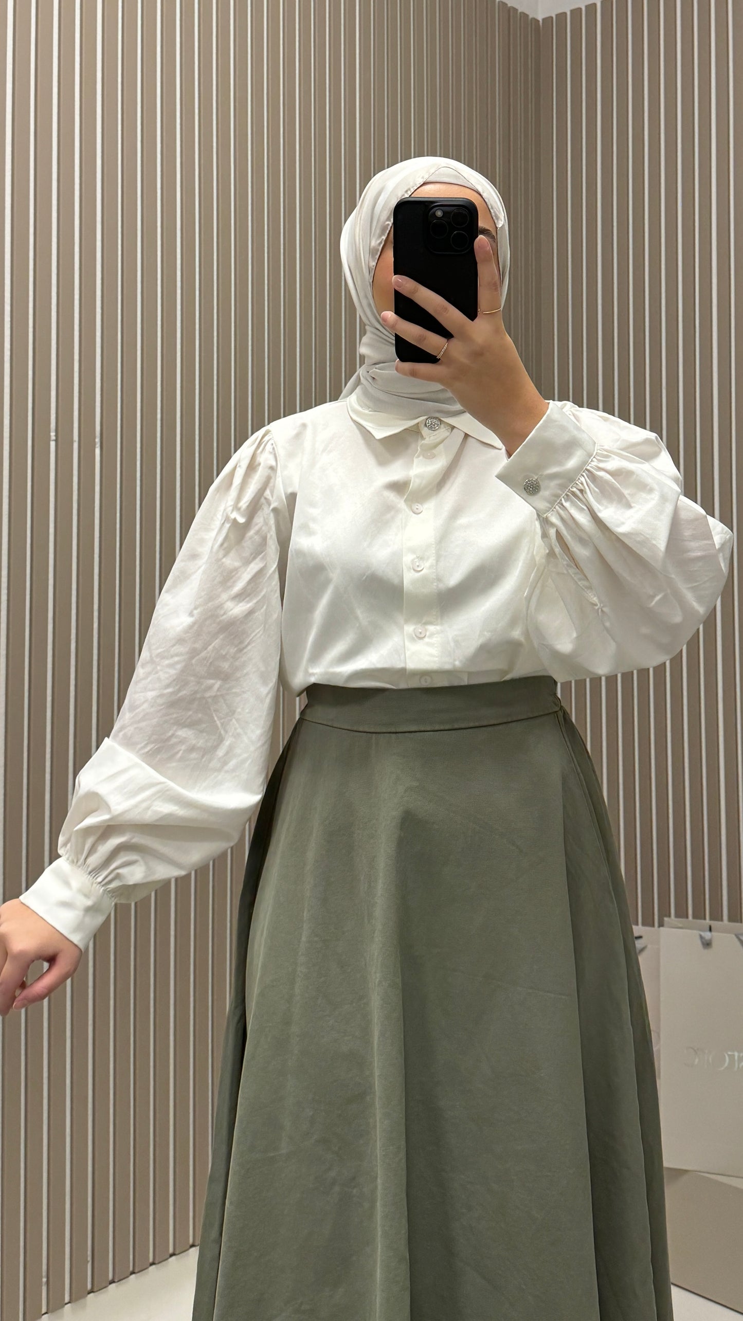 Henza Bluse mit Ballonärmeln