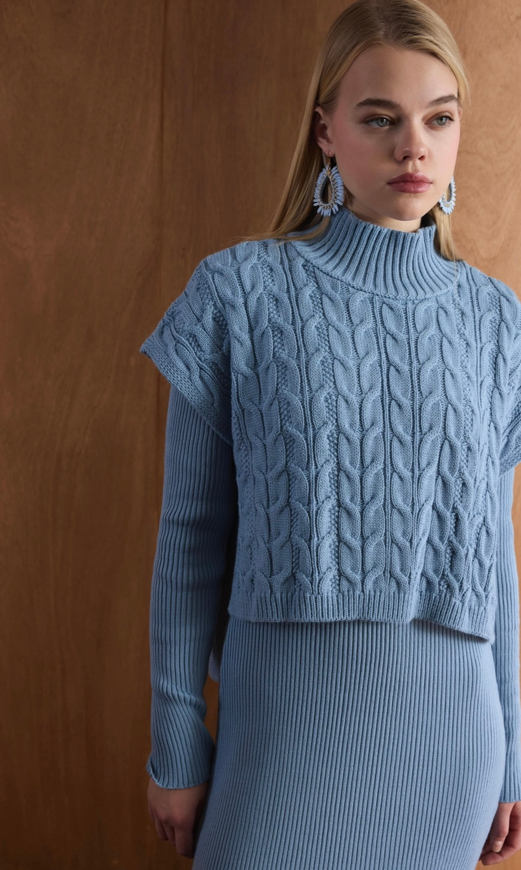 AhelTasarim Triko Set Babyblau AHL705