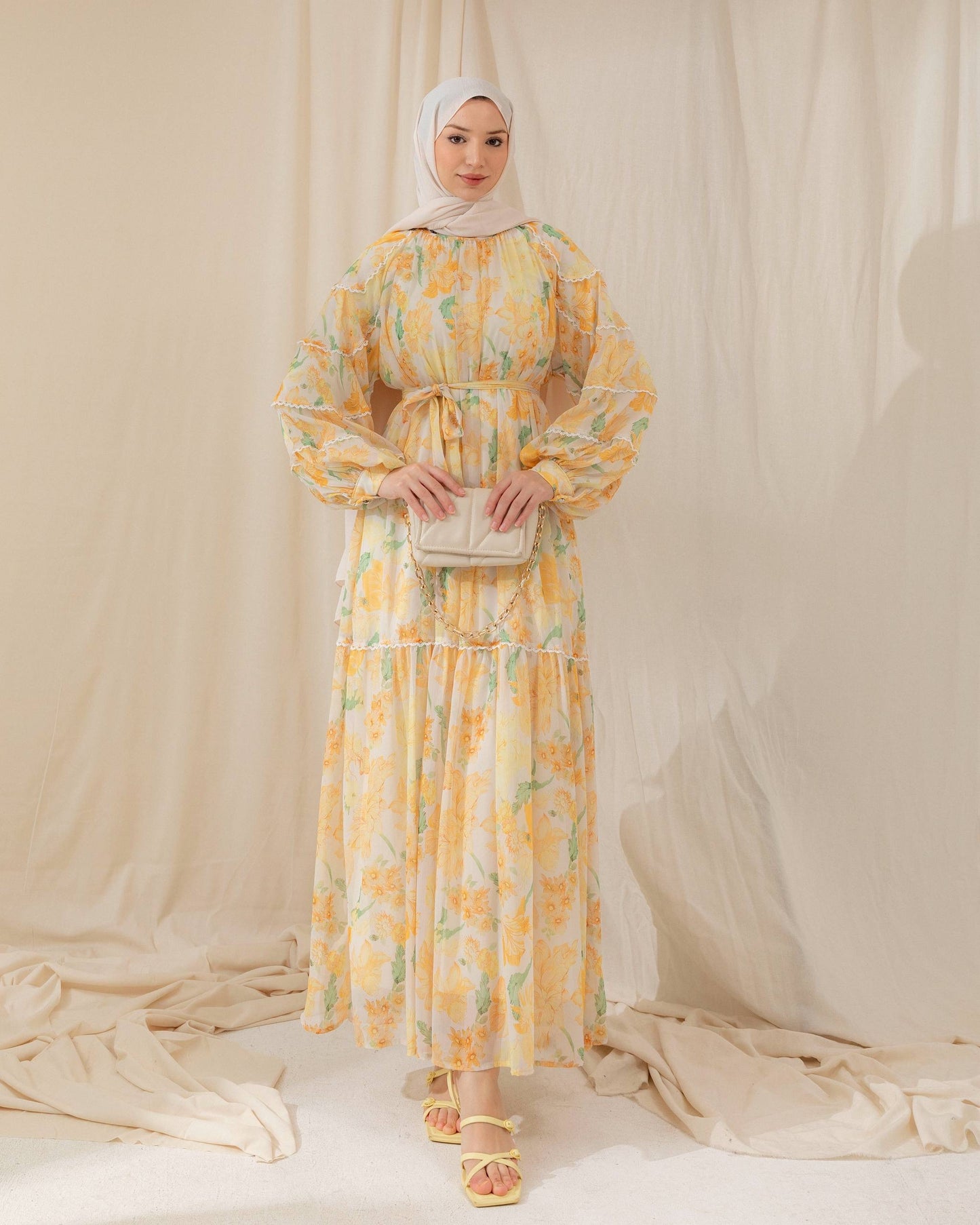 MeriStore Kleid 6589 Gelb