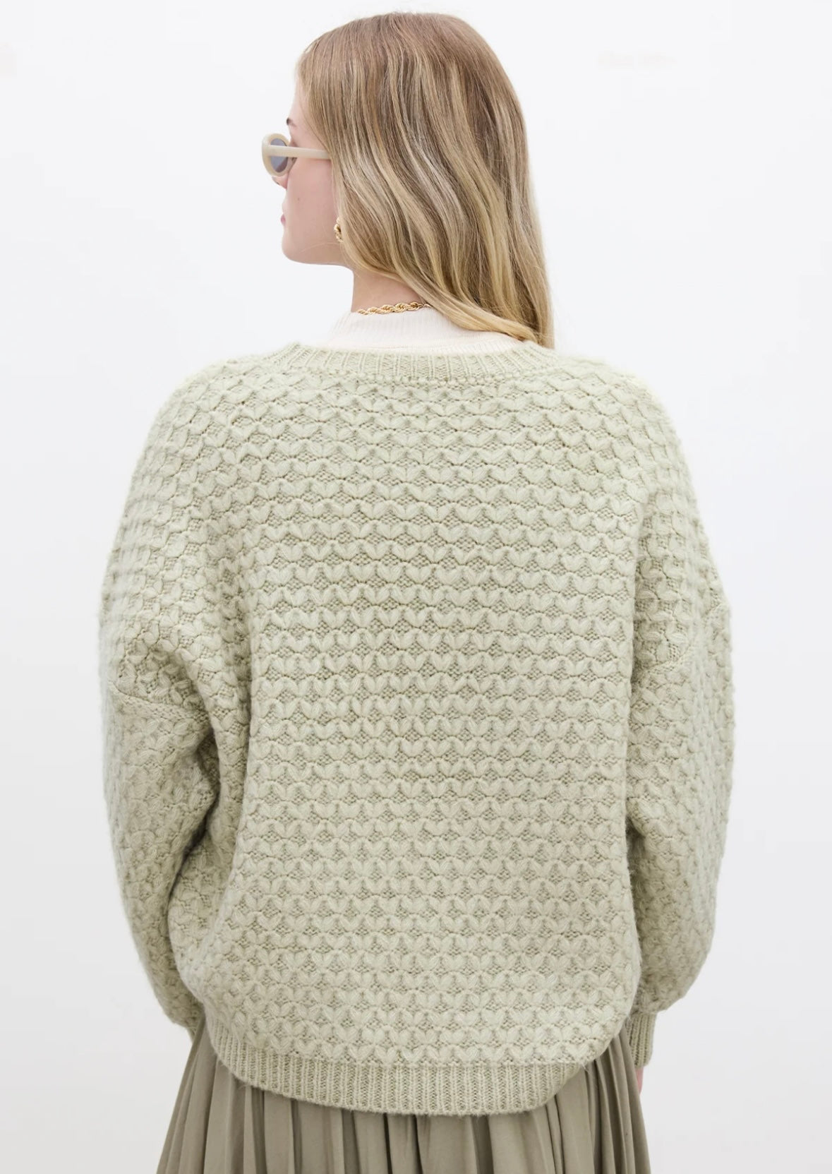 Manuka Strickpullover Olive