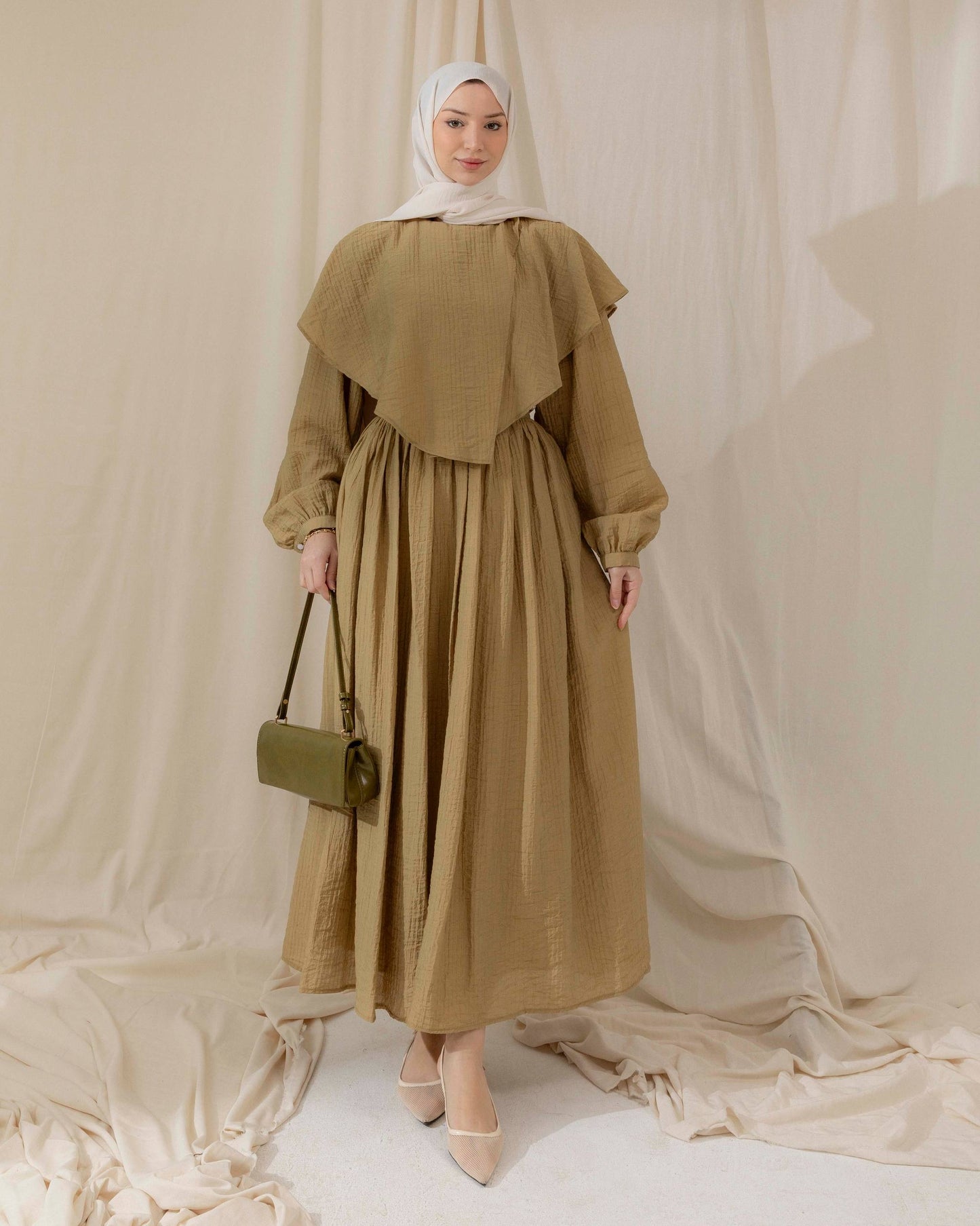 MeriStore 2-teiler Set 6636 Khaki