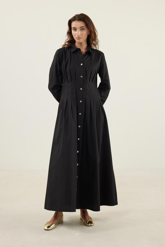 MinikTerzi Kleid mit goldenen Knöpfen