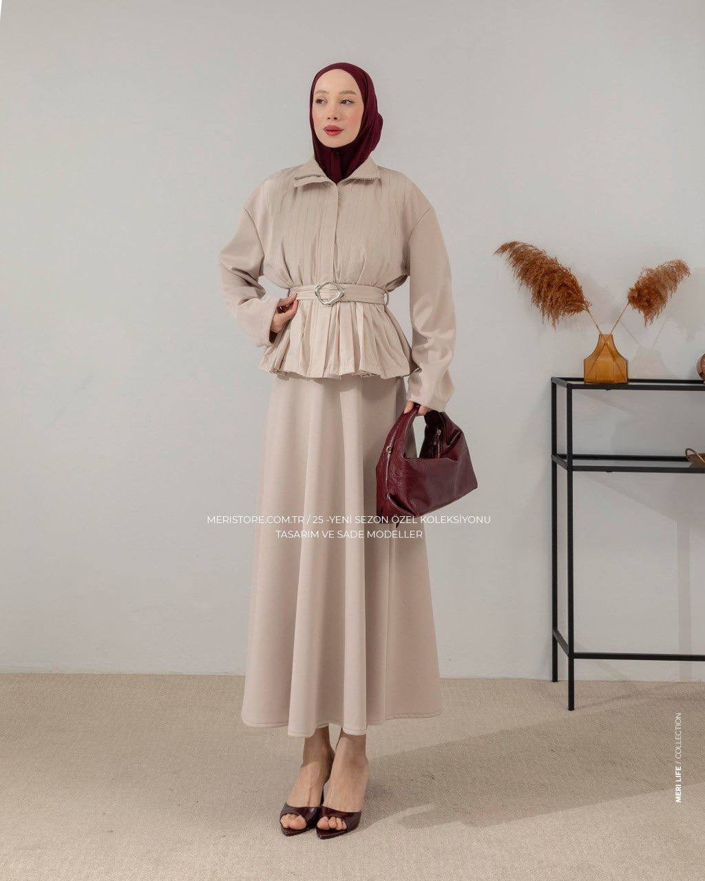 MeriStore 2-teiler mit Rock 6546 Cream