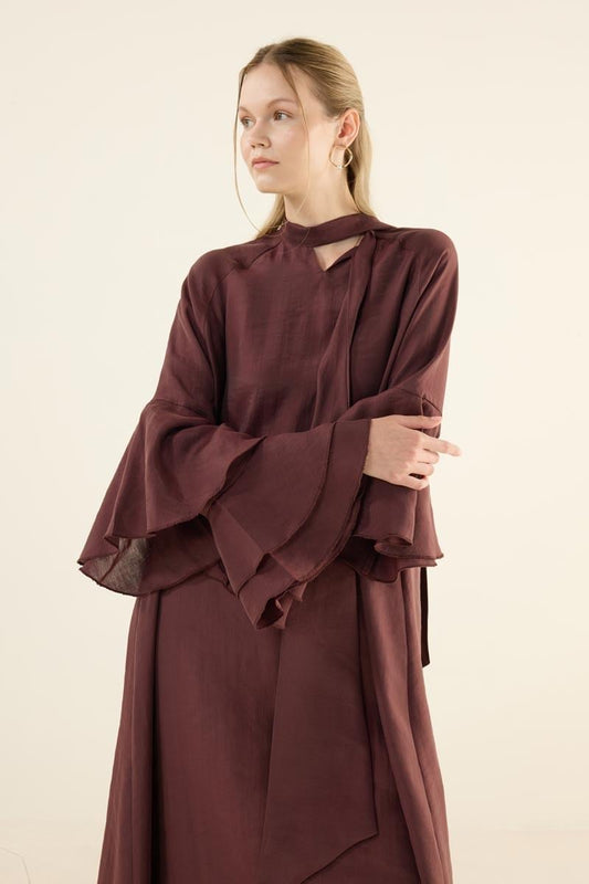 MinikTerzi Kleid mit weiten Ärmeln