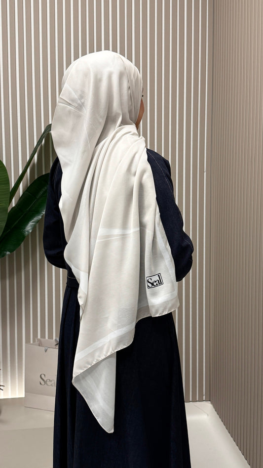 GÖLGE Soft Vual Schal Cream