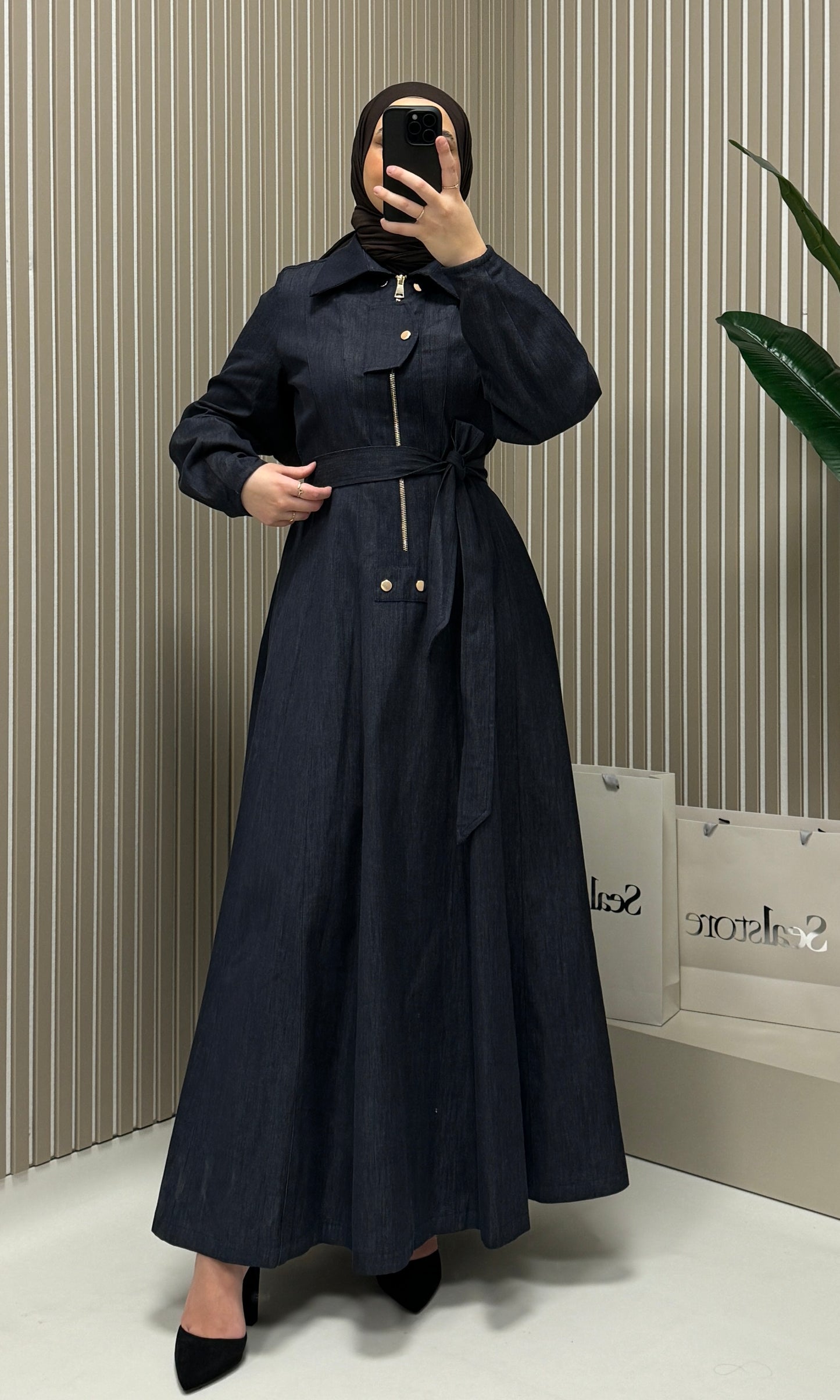 MOILA Forever Denimkleid Denimblau 608