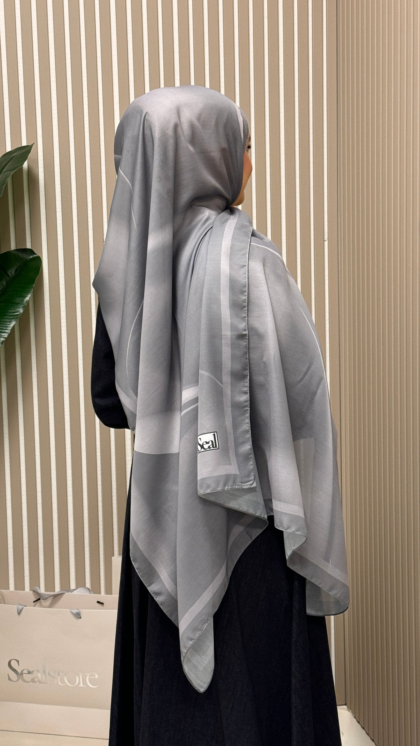 GÖLGE Soft Vual Schal Grau