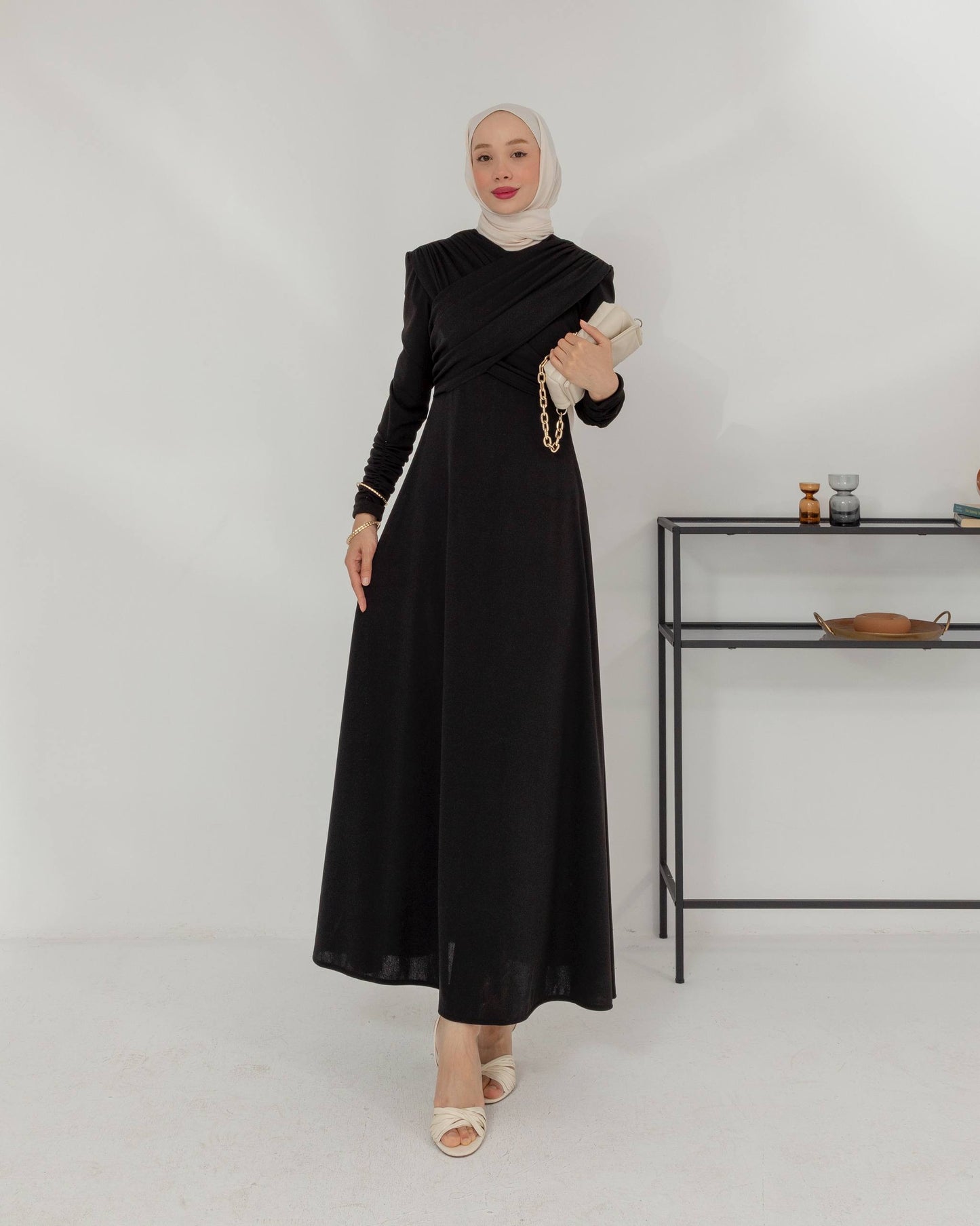 MeriStore Kleid 6559 Schwarz