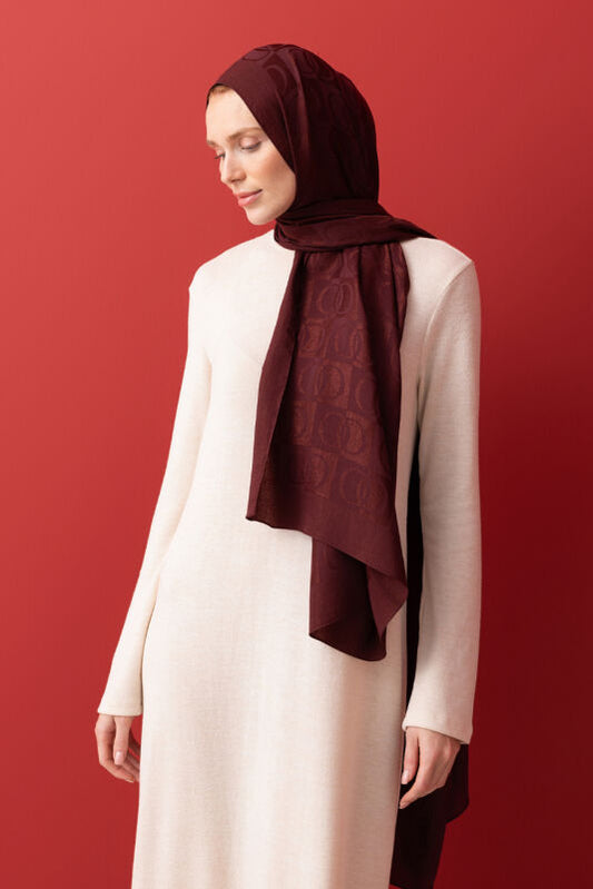 IMANNOOR Dama Desen Naia Schal