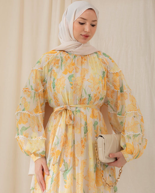 MeriStore Kleid 6589 Gelb