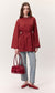 Manuka Oversize Langarm Shirt mit Gürtel
