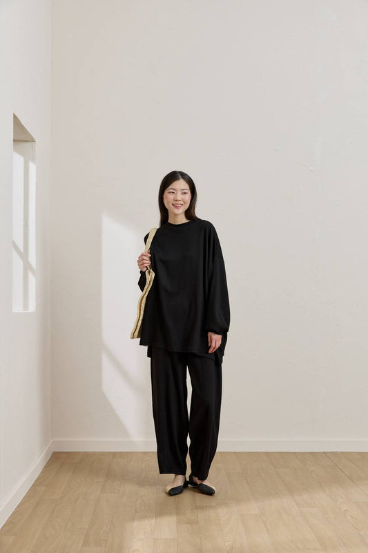 OYSHO 2-teiler mit Hose Schwarz