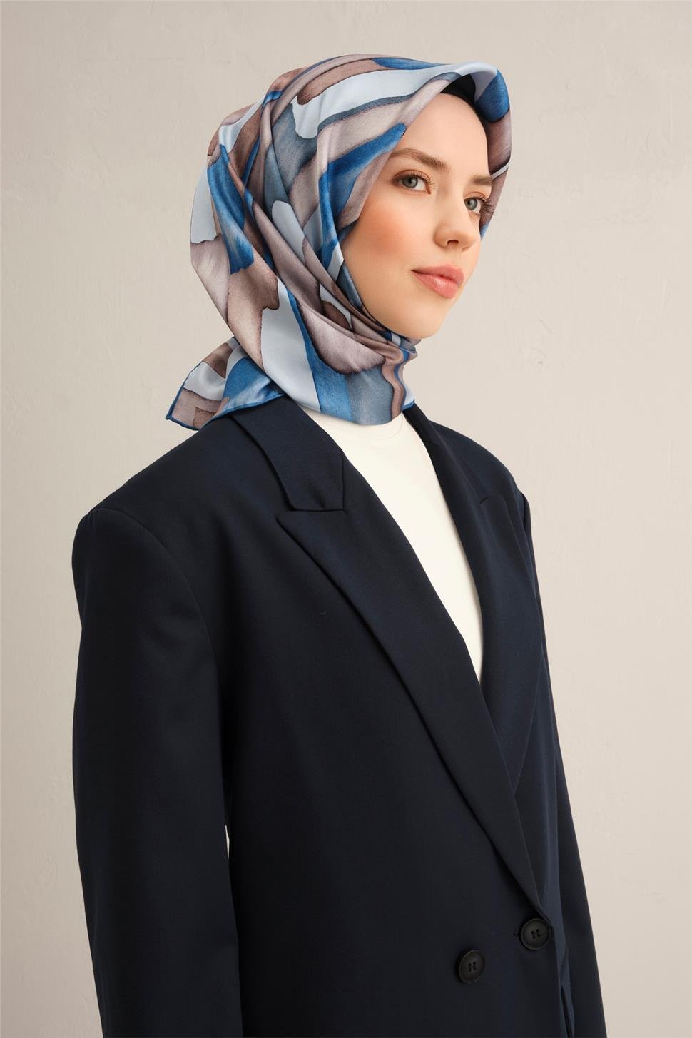 Armine 100% Seide/Ipek Twill Kopftuch No.8