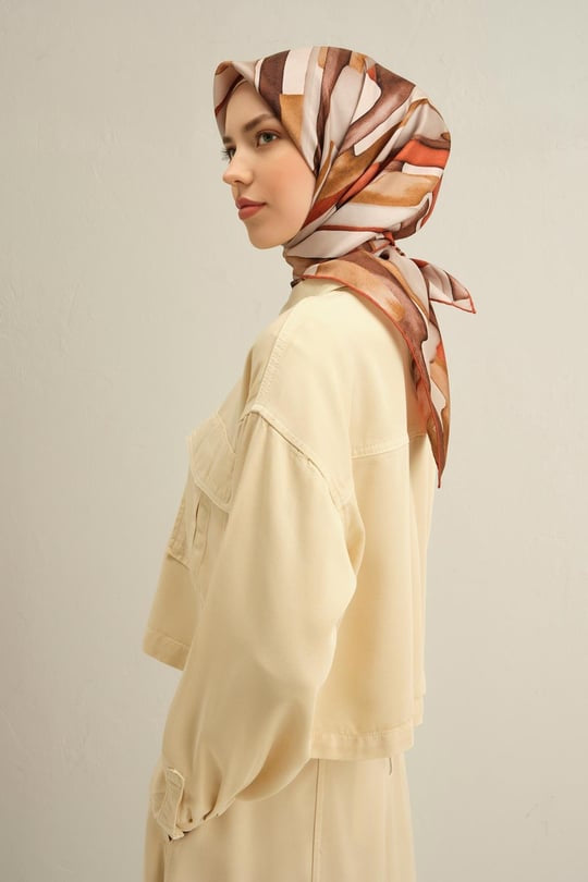 Armine 100% Seide/Ipek Twill Kopftuch No.7