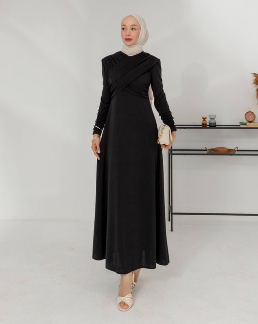 MeriStore Kleid 6559 Schwarz