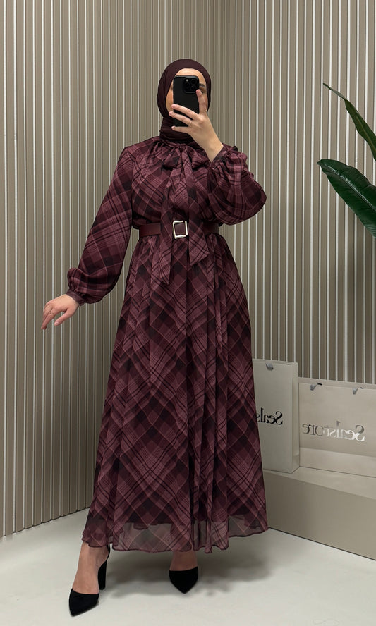 MOILA Miranda Kleid Bordeaux