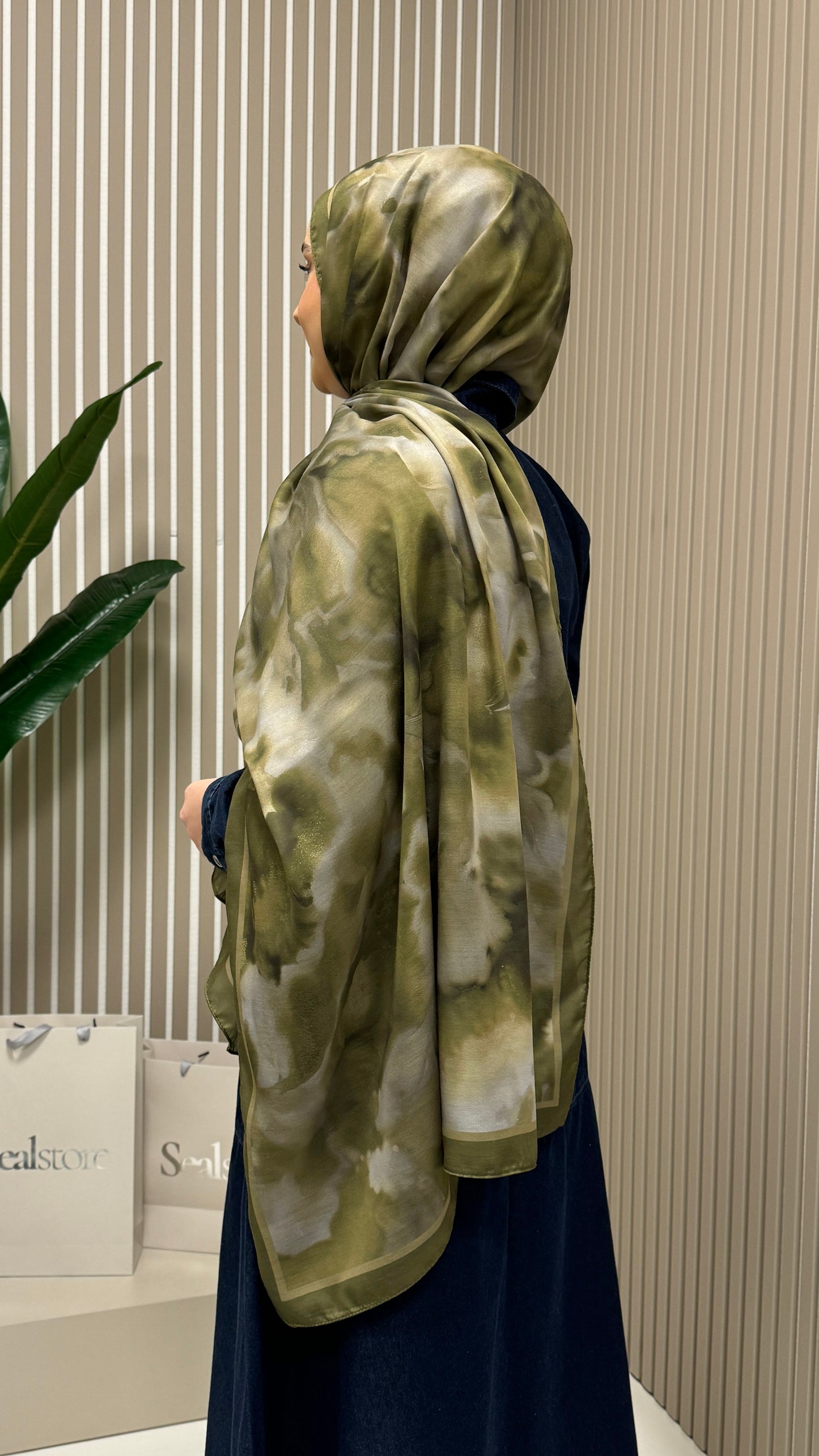 Bulut Soft Vual Schal Khaki