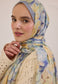 FreshScarfs Rami Hijab Flora soft mavi