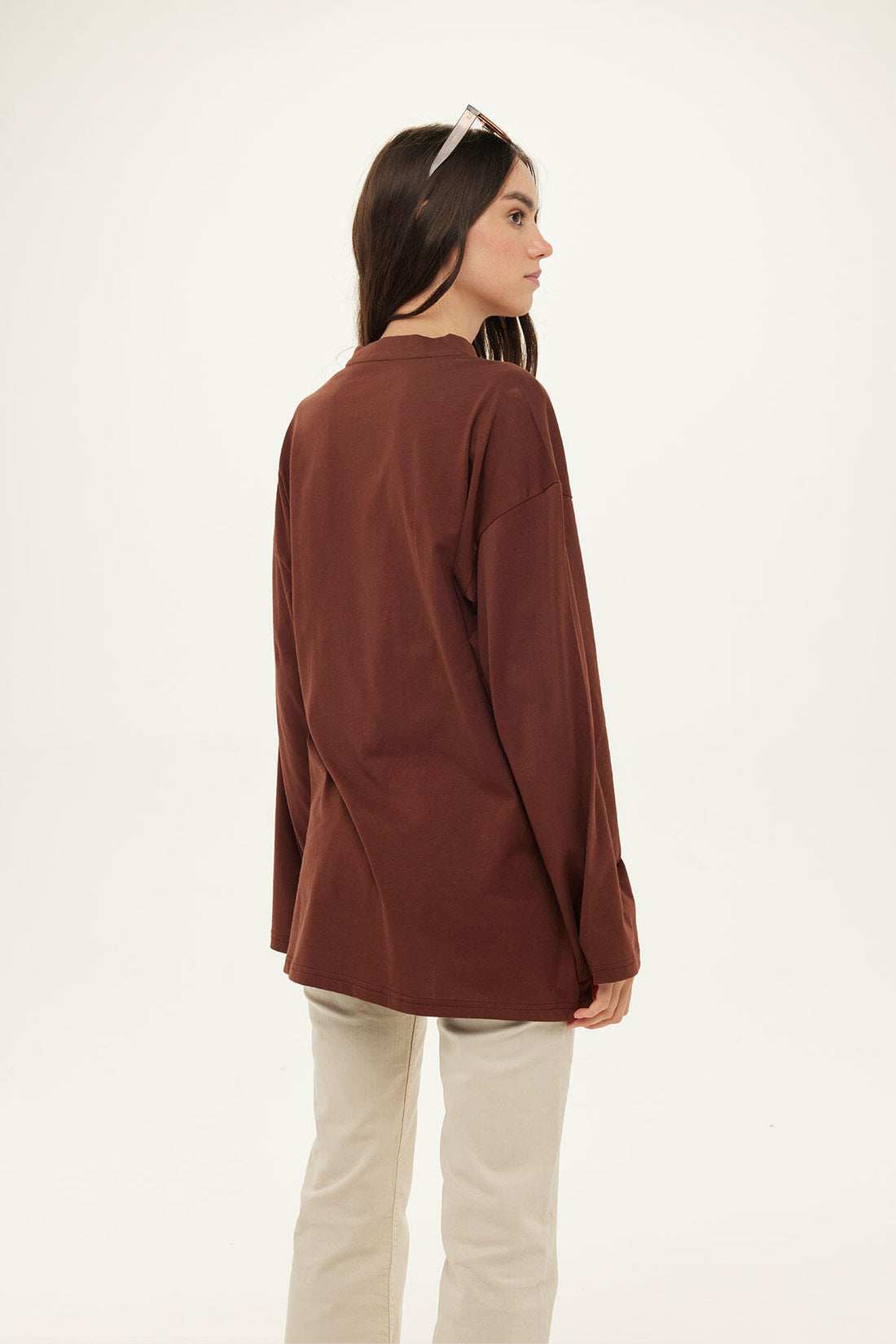 Manuka Oversize Langarm T-Shirt