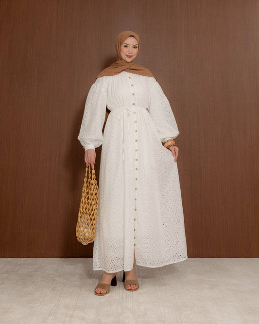 MeriStore 6650 Kleid Weiss