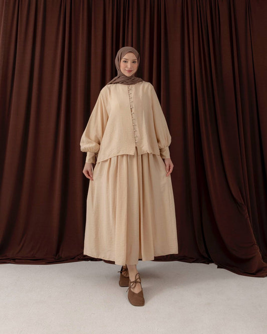 MeriStore 2-teiler mit Rock 6659 Beige