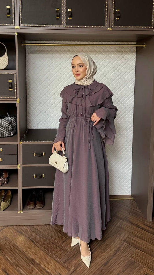 Ahel Amira Kleid 8003 Mürdüm