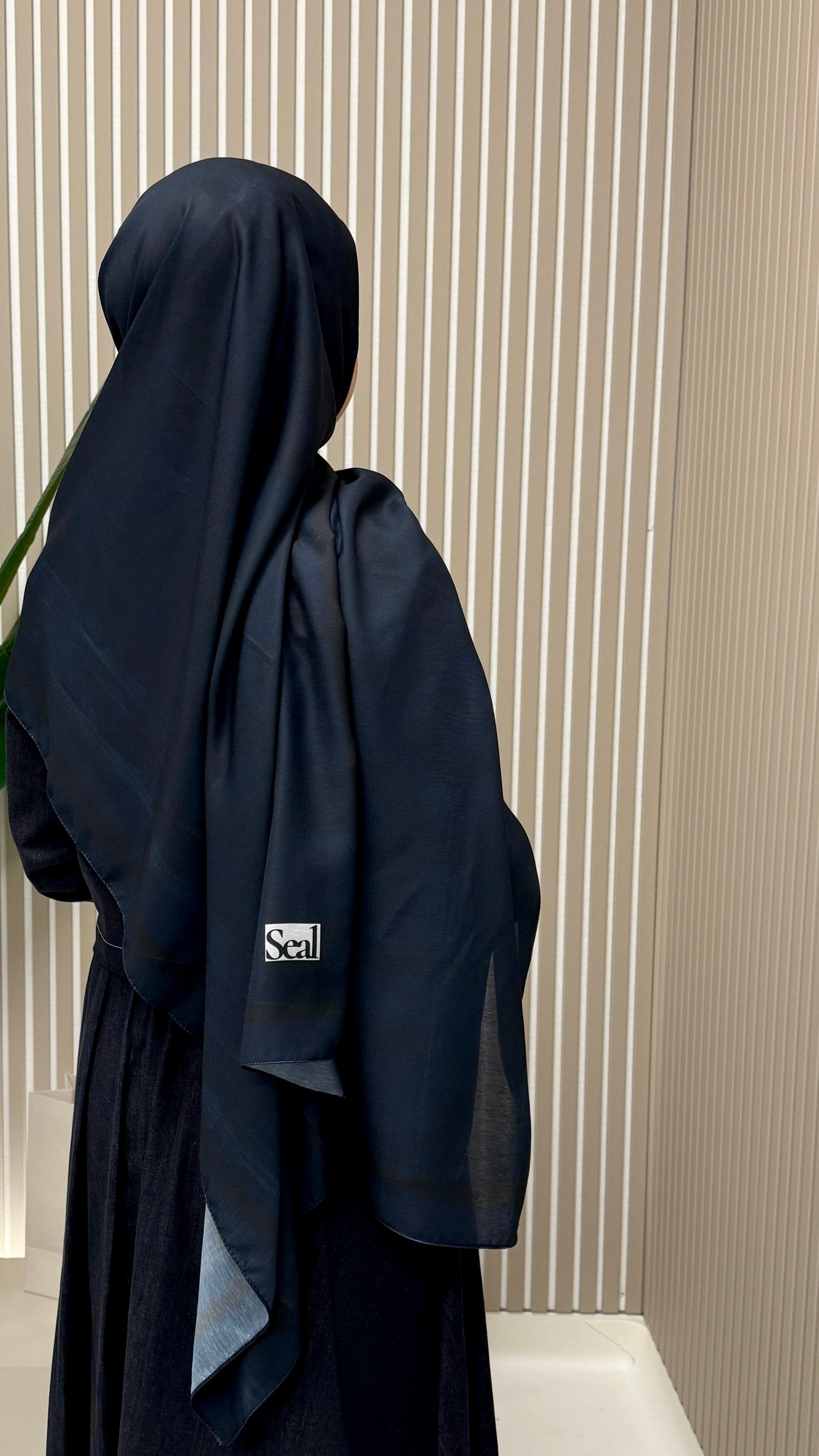 ZINCIR Soft Vual Schal Marineblau