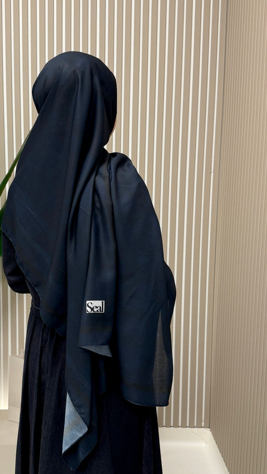 ZINCIR Soft Vual Schal Marineblau