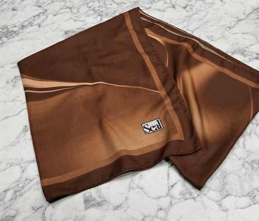 GÖLGE Soft Vual Schal Braun