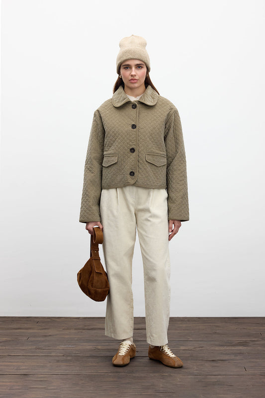 Manuka Velvet Jacke Camel M-4731