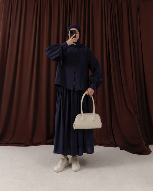 MeriStore 2-teiler mit Rock 6659 Marineblau