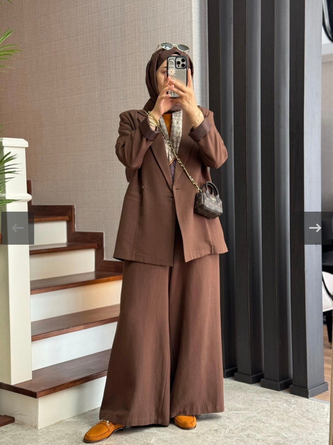 Monela Blazer 2-teiler Leinen