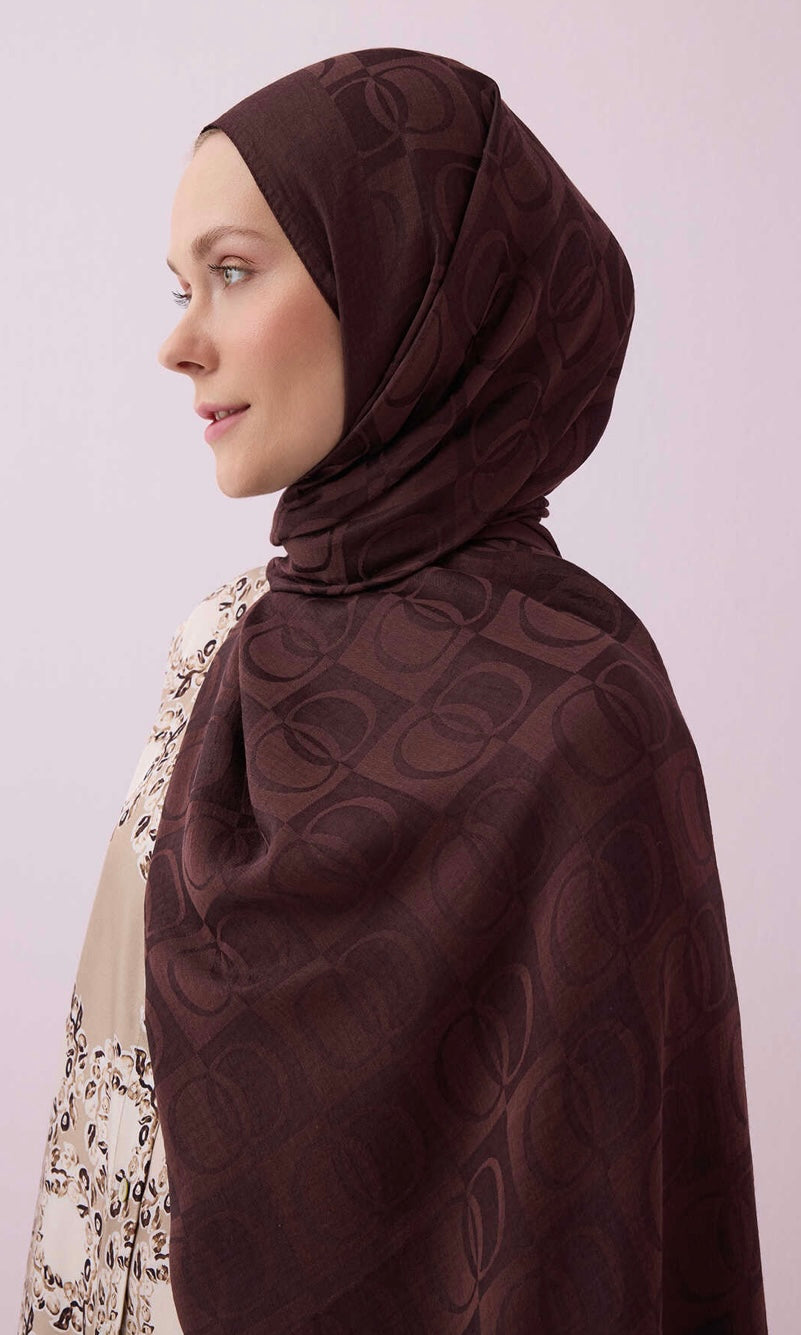 IMANNOOR Dama Desen Naia Schal
