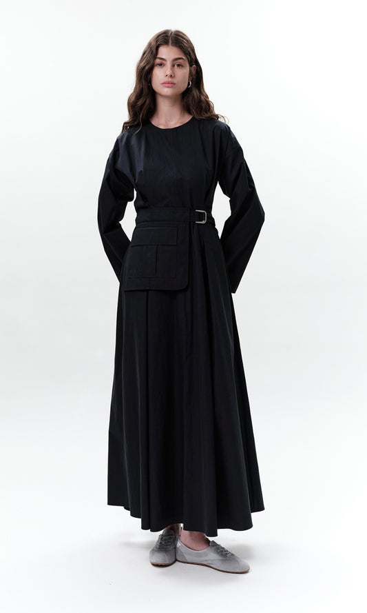 Manuka Kleid mit Gürteldetail