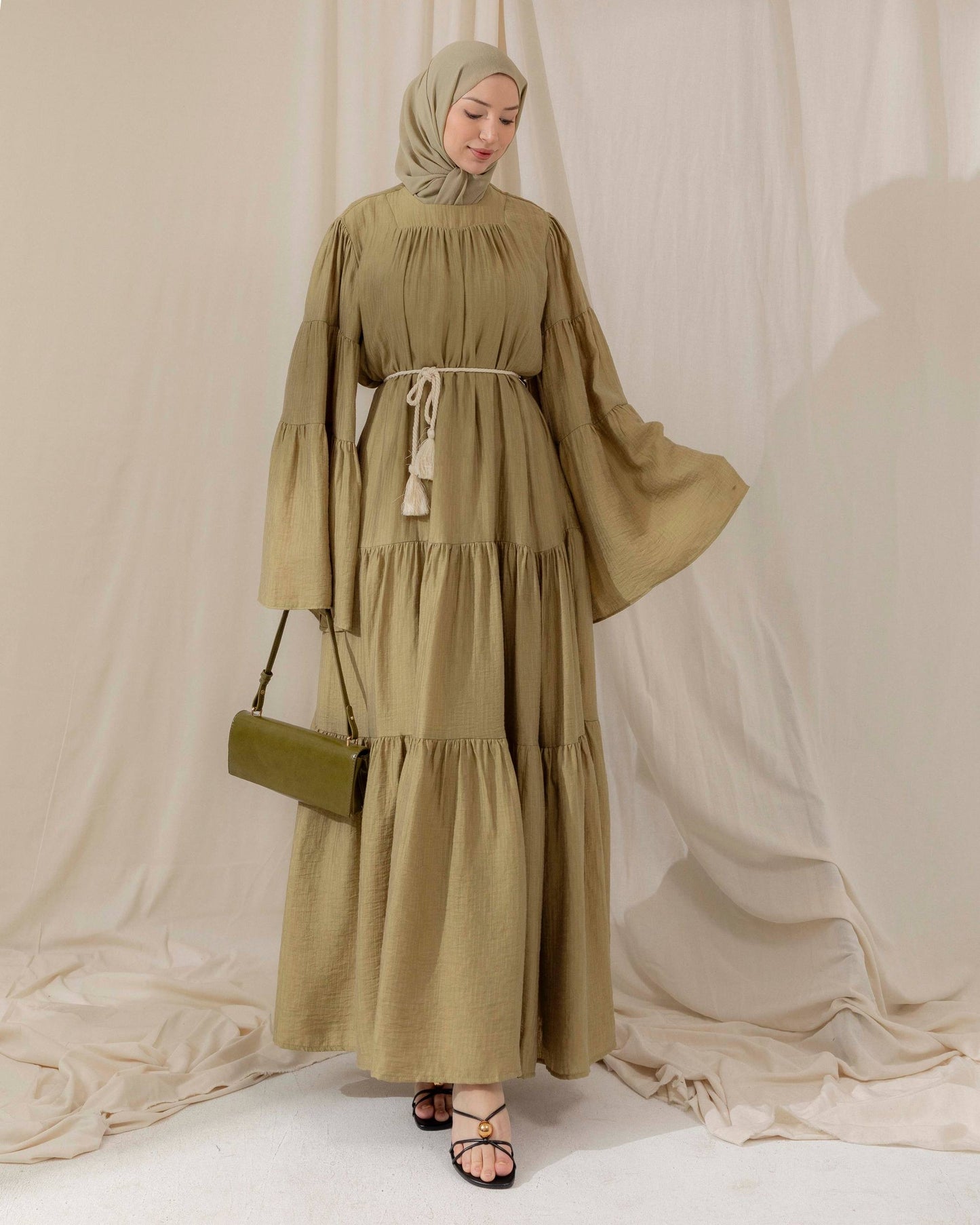 MeriStore 6628 Kleid Khaki